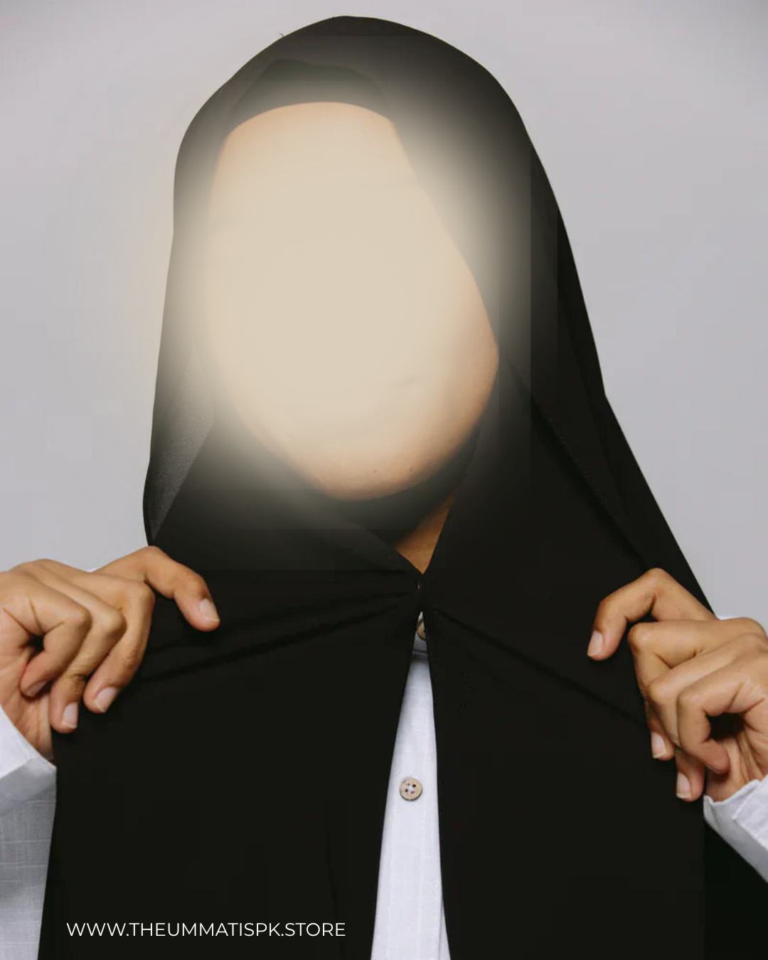 Instant Magnet Hijab - Black