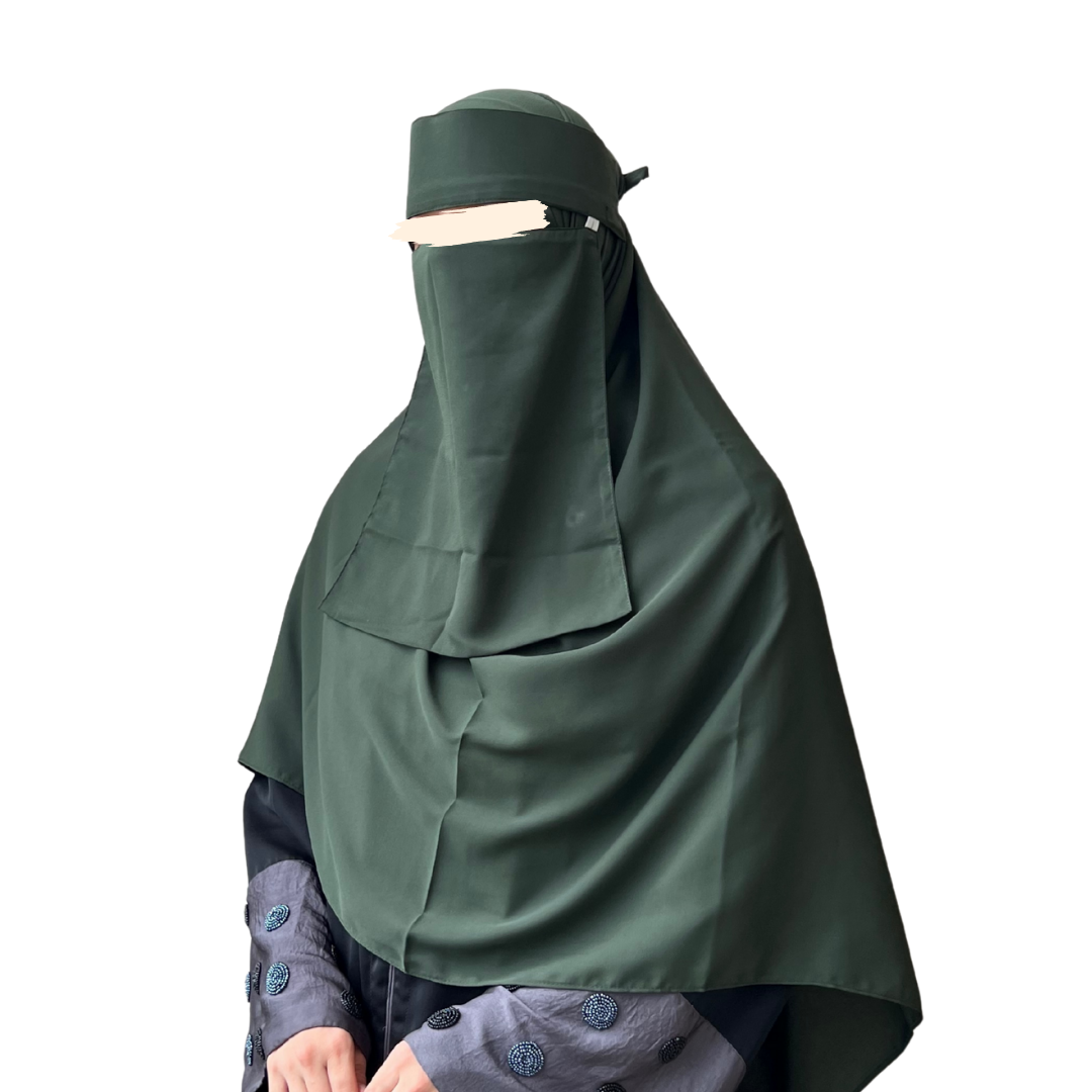Coloured Saudi Niqab