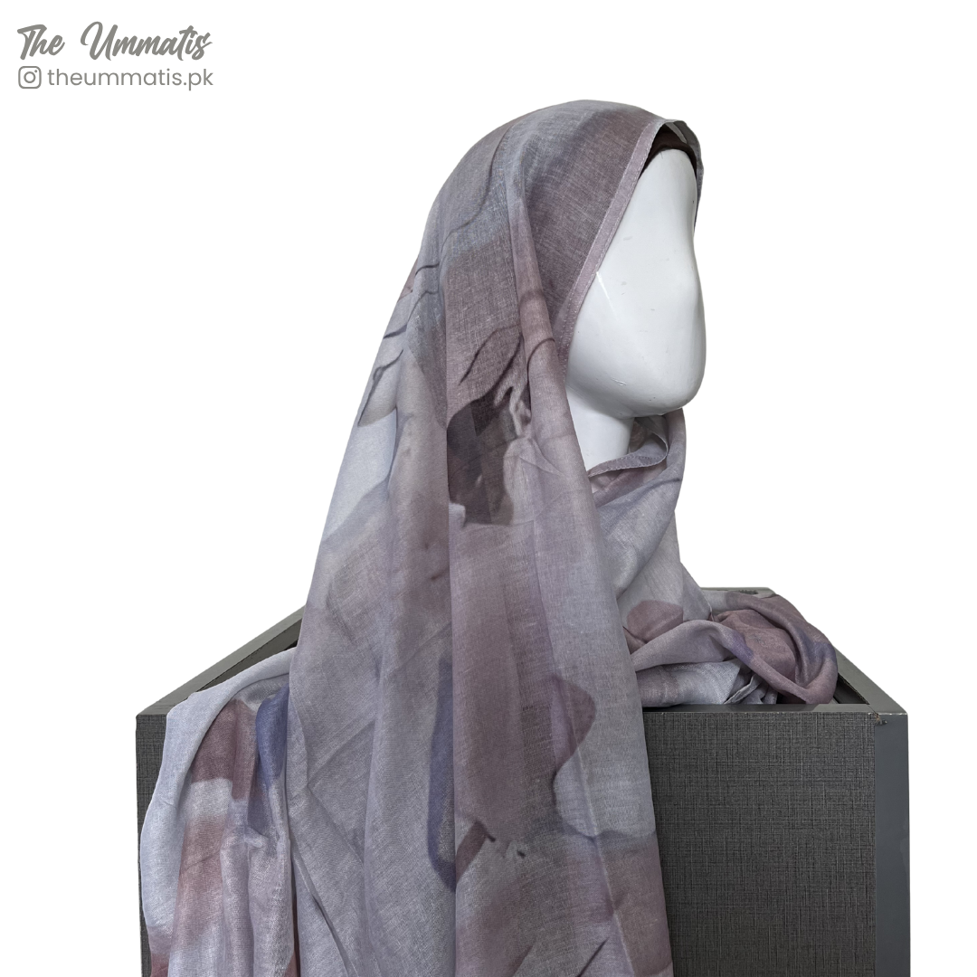 Modal-like Lawn Hijab - Pastel