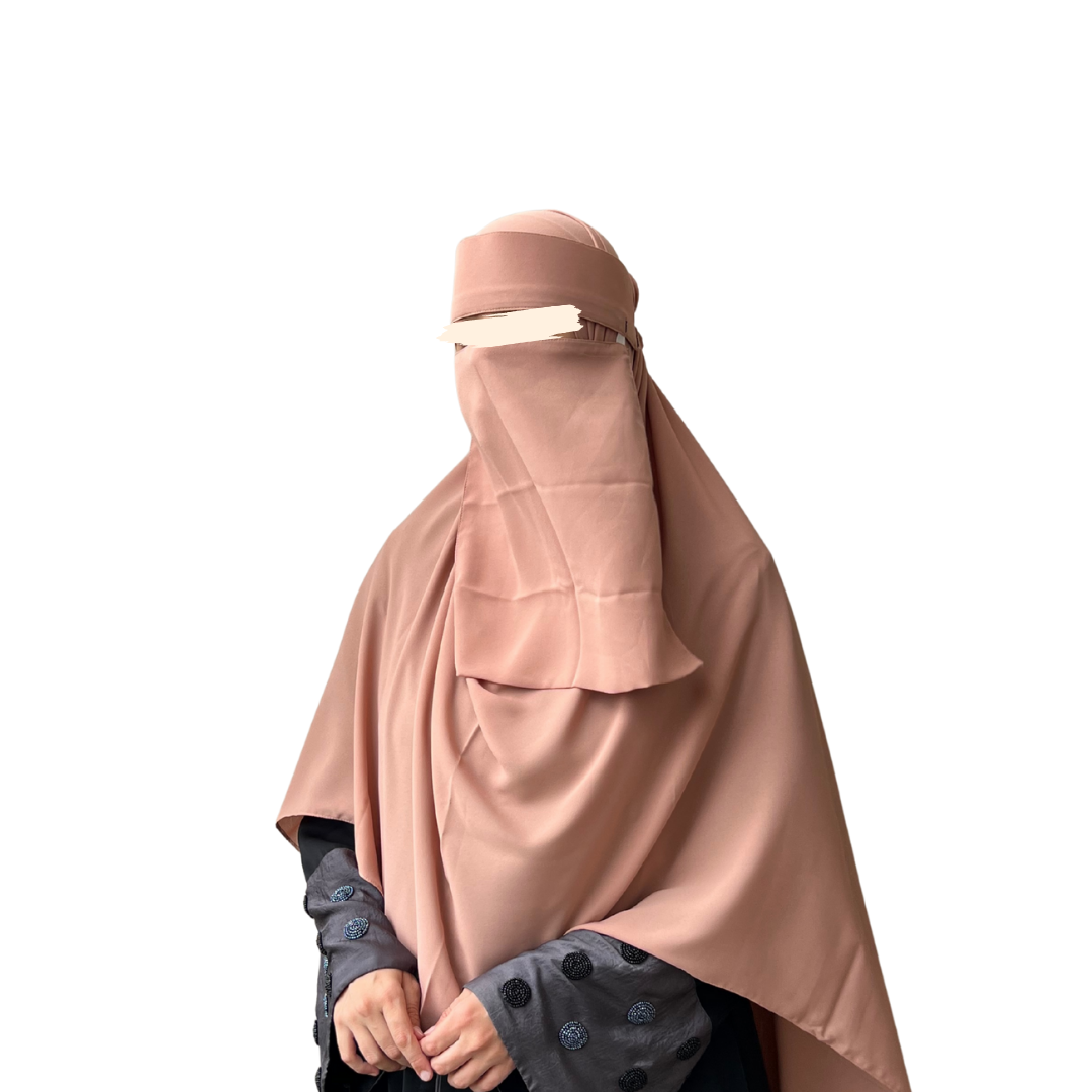 Coloured Saudi Niqab