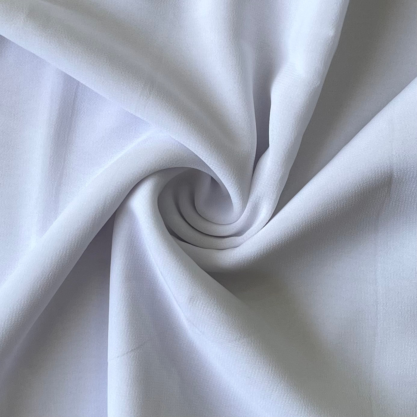 Chiffon Georgette - White