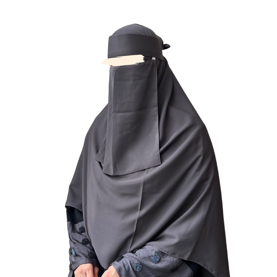 Coloured Saudi Niqab