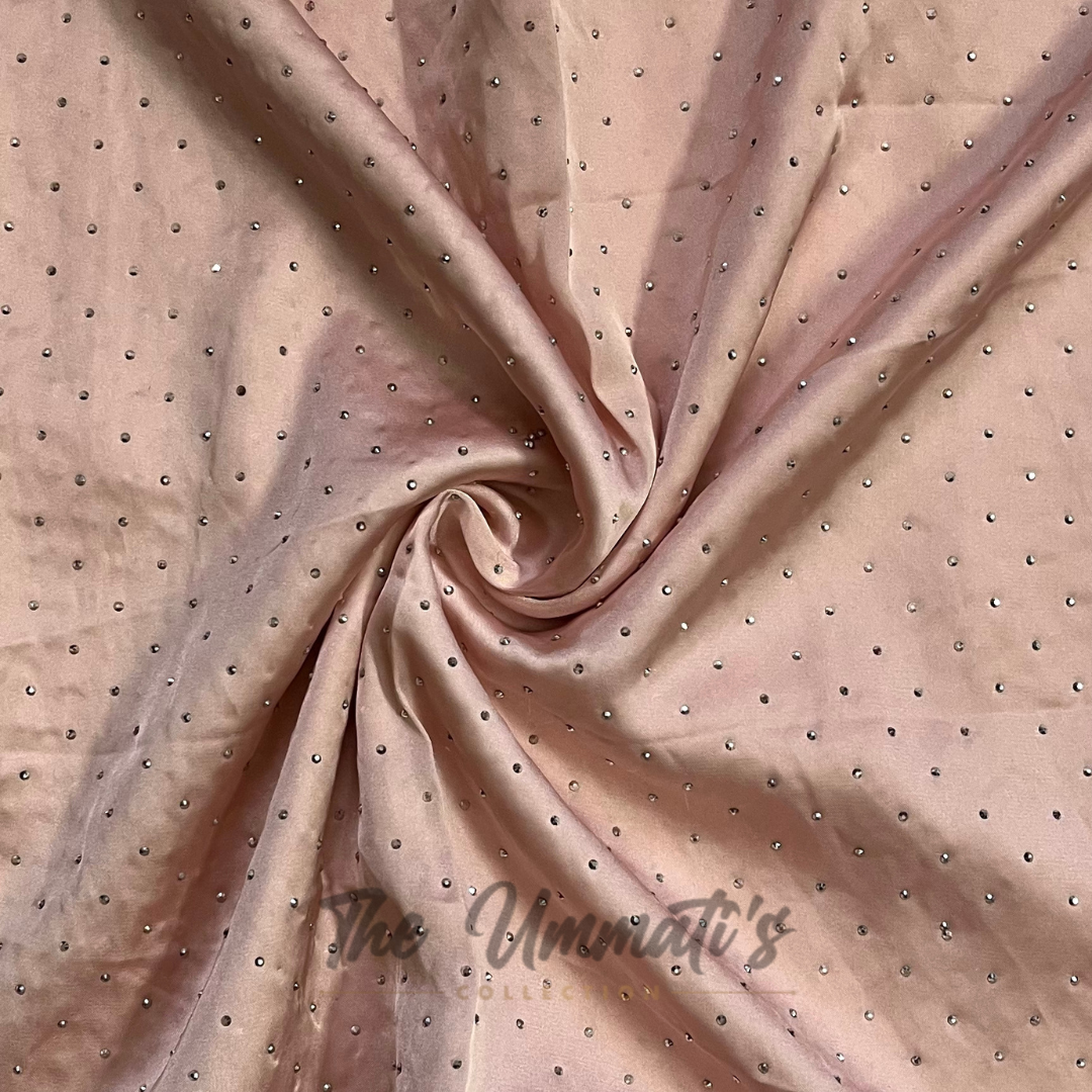 Bejewelled Satin Silk