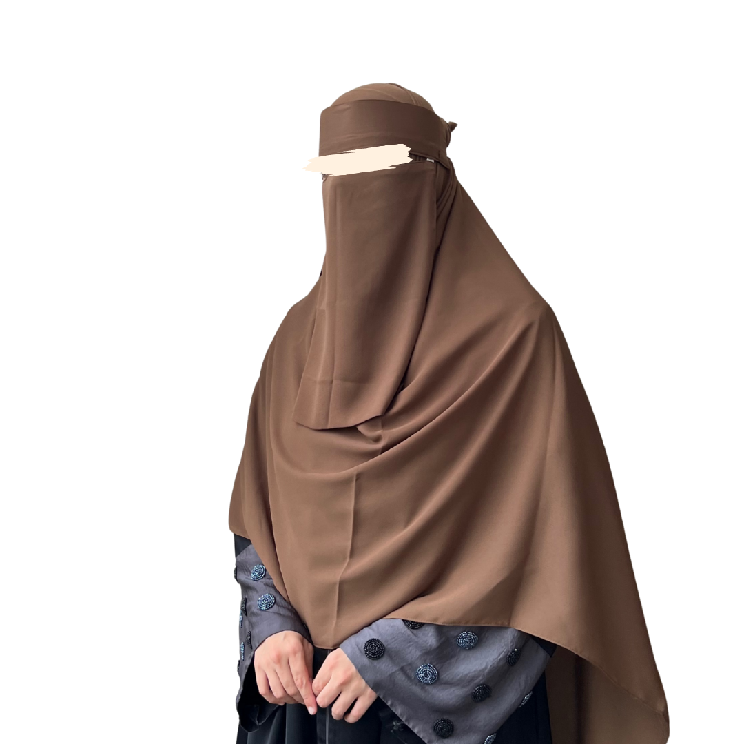 Coloured Saudi Niqab