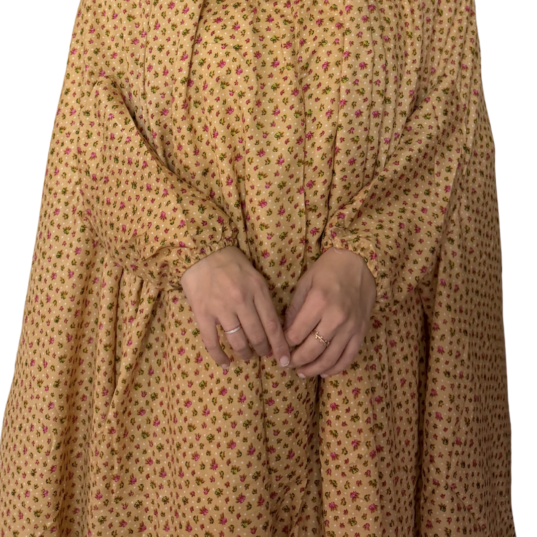 Namaz Chadar - Beige Florals