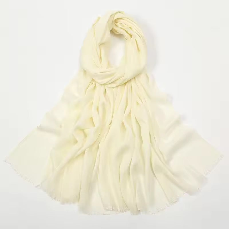 Turkish Lawn Large - Cream White
