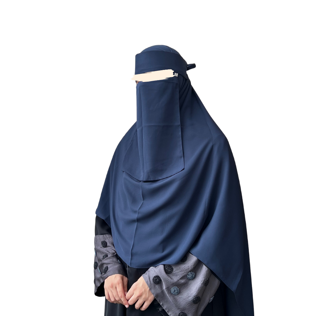 Coloured Saudi Niqab