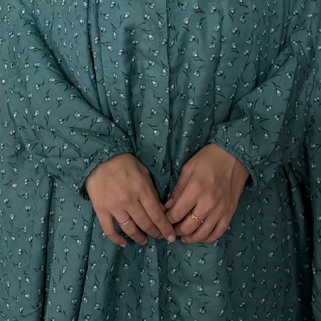 Namaz Chadar - Blooming Teal