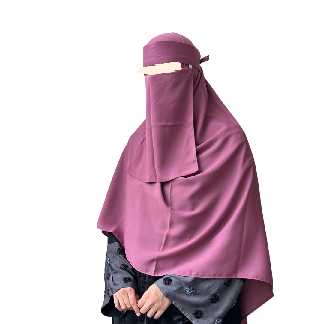 Coloured Saudi Niqab