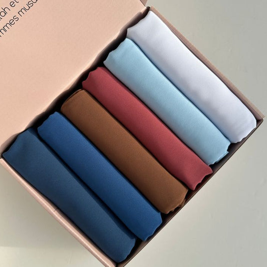 Bundle of 6 - Georgette Chiffon - Choose Colours