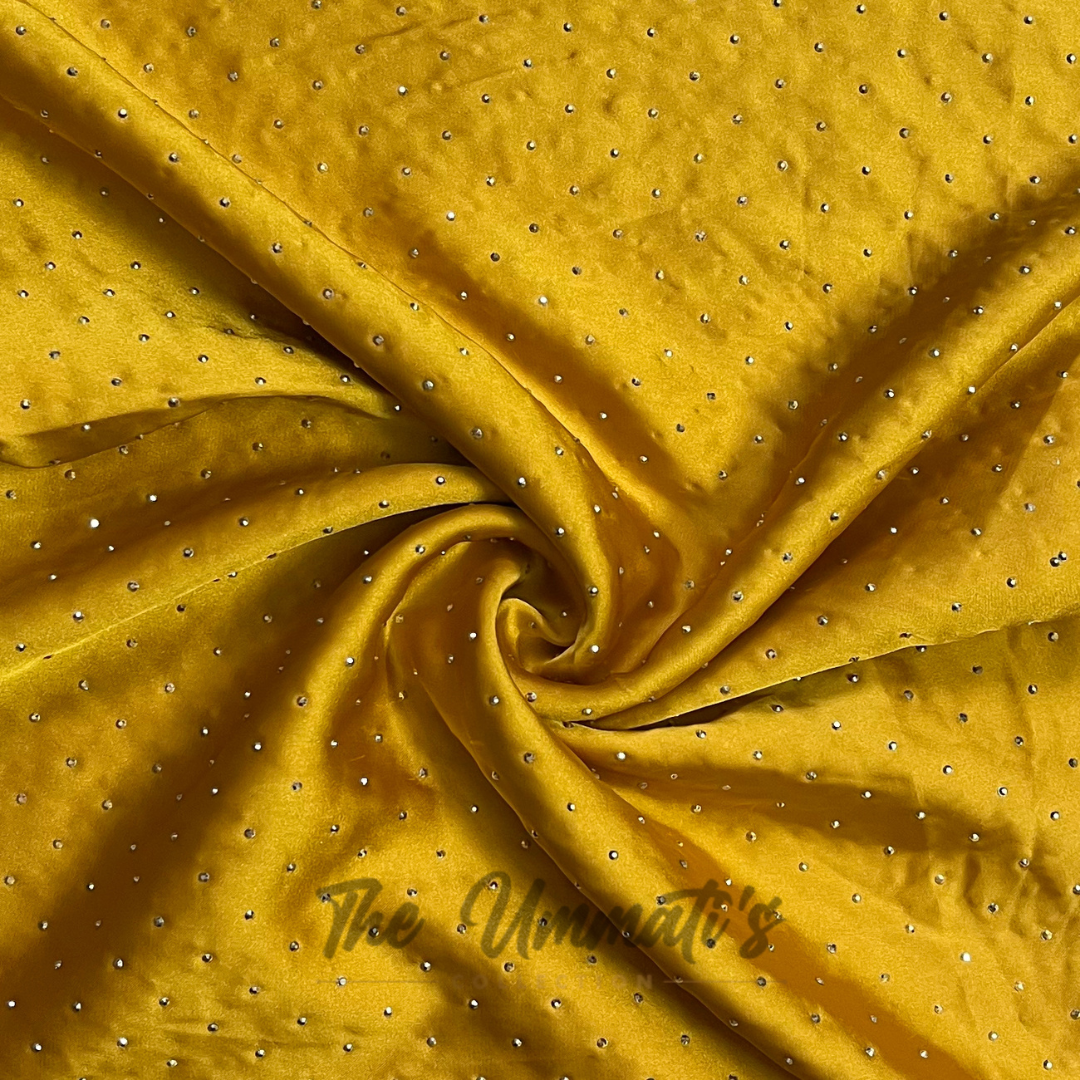 Bejewelled Satin Silk