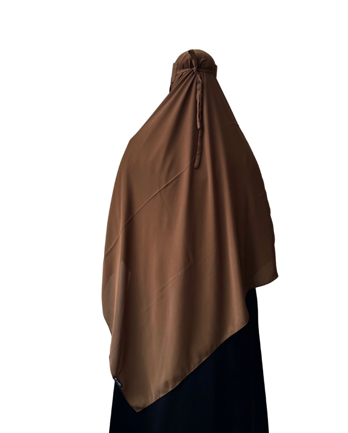 Large Hijab & Saudi Niqab - Mocha