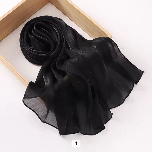 Organza Silk - Black