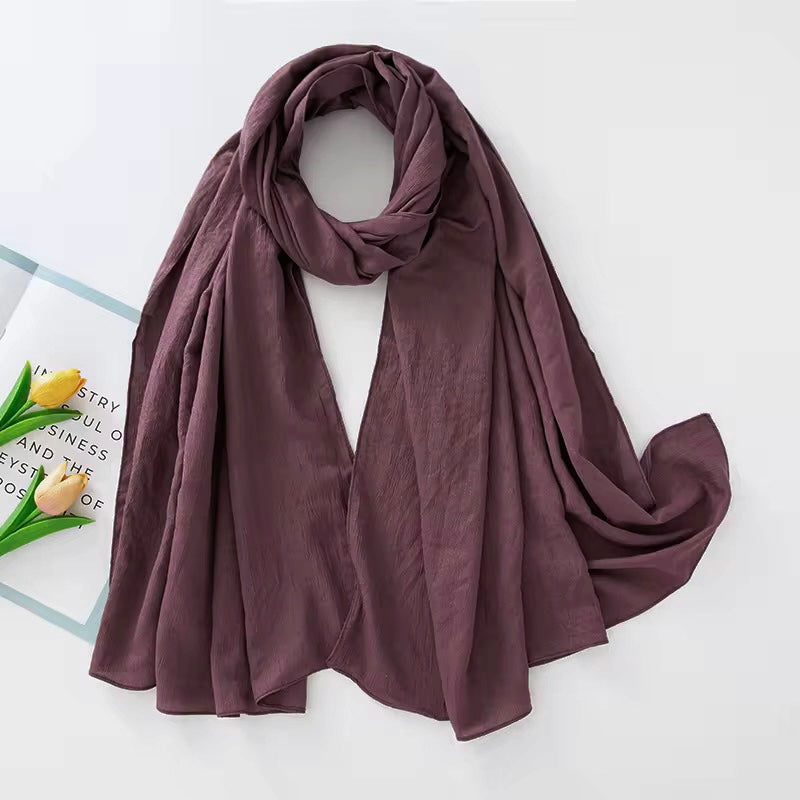 Crush Cotton - Soft Plum
