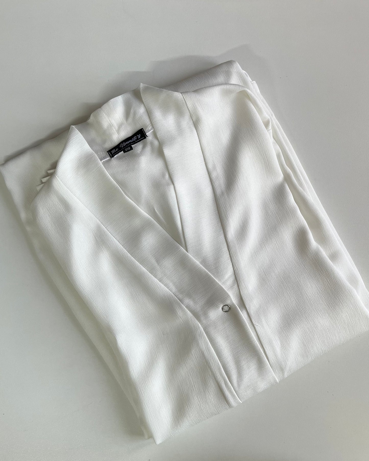 Basic White Abaya
