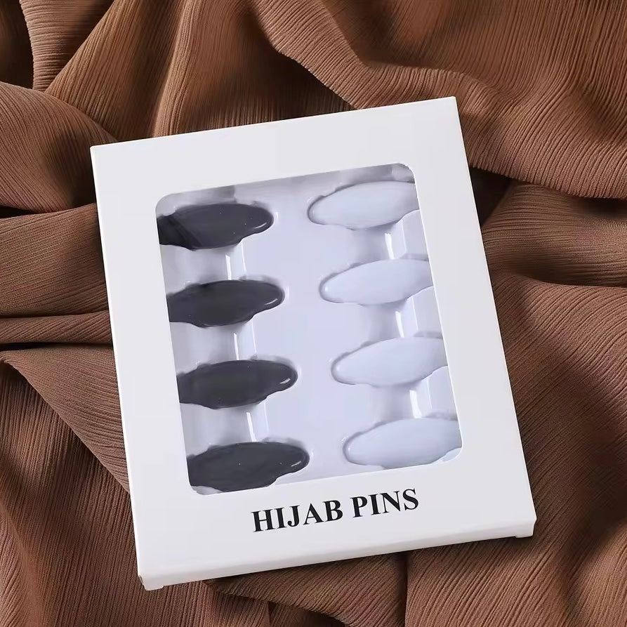 Safety Buckle Pin Black & White