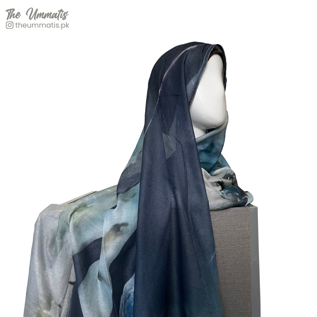 Modal-like Lawn Hijab - Ocean Waves