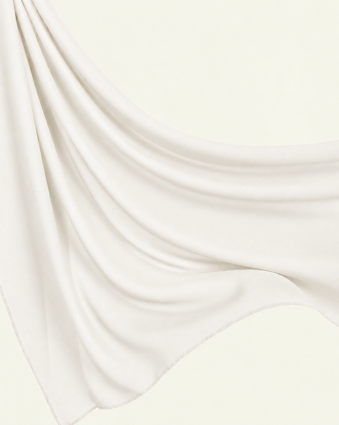 Malaysian Georgette - Milky White