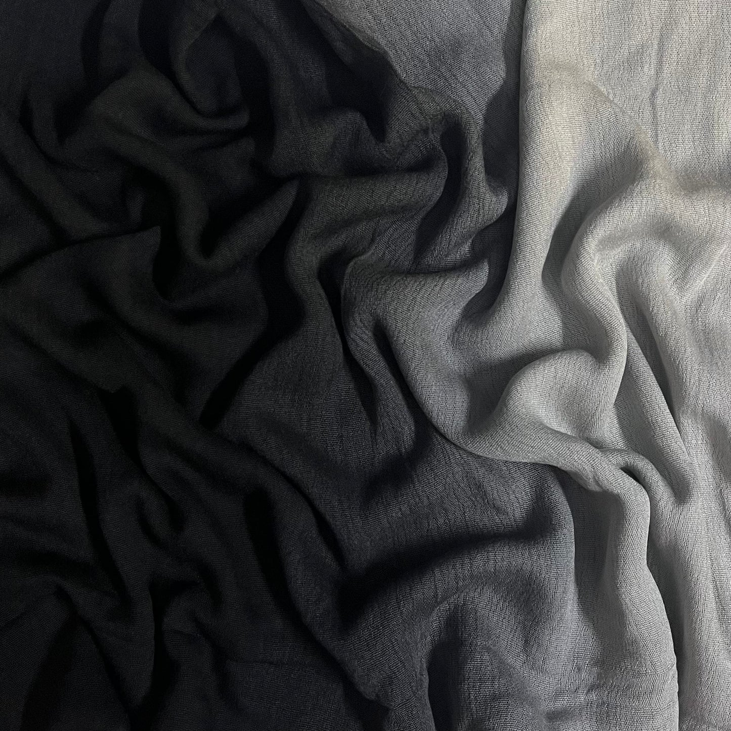 Ombre Modal Cotton - Smoke Grey