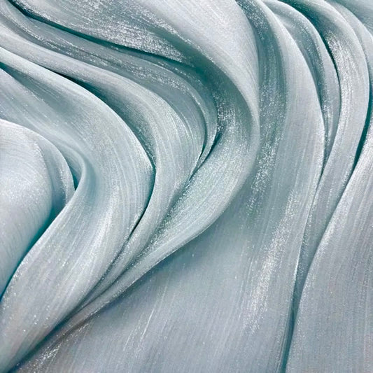 Organza Silk - Ice Blue