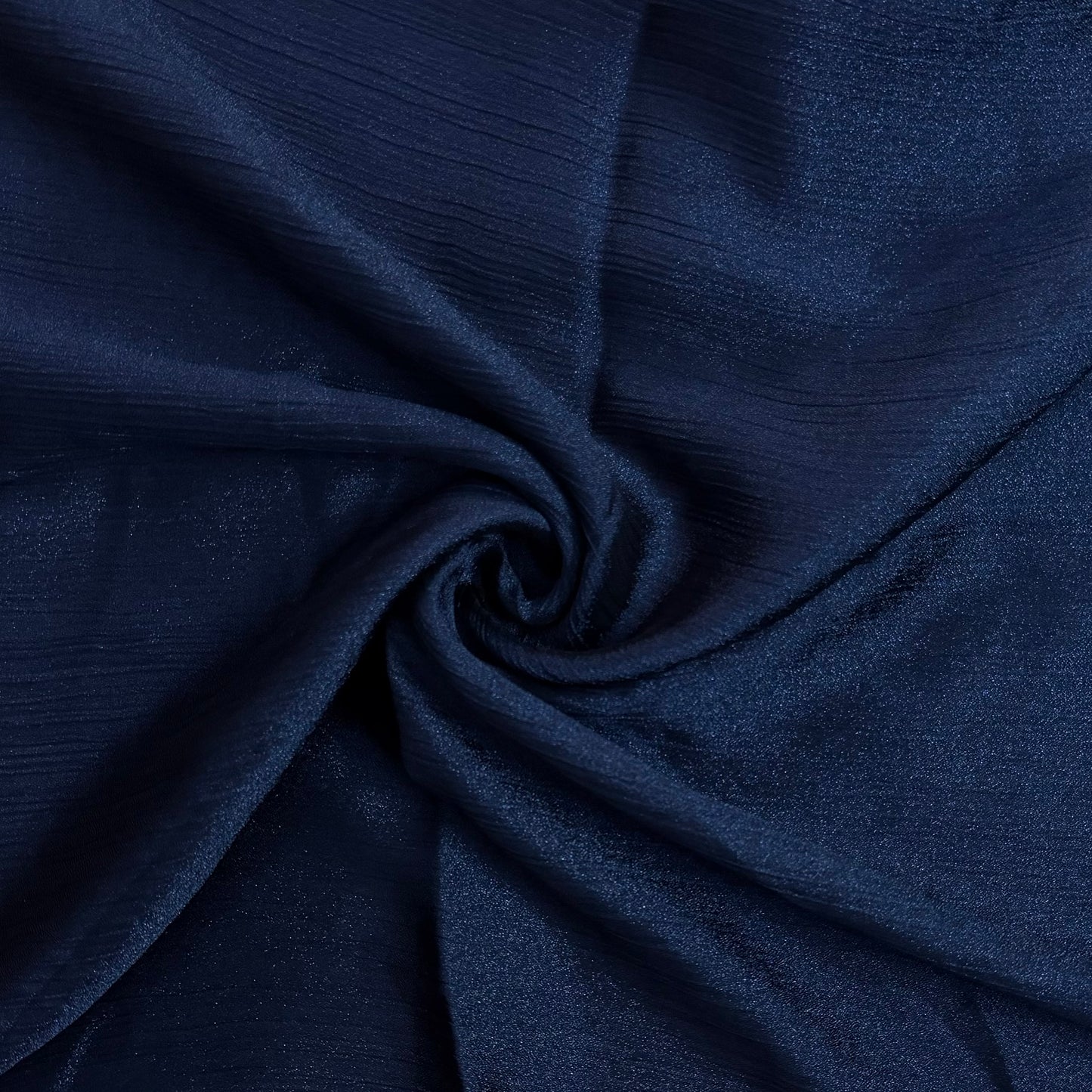 Crinkle Silk - Navy Blue