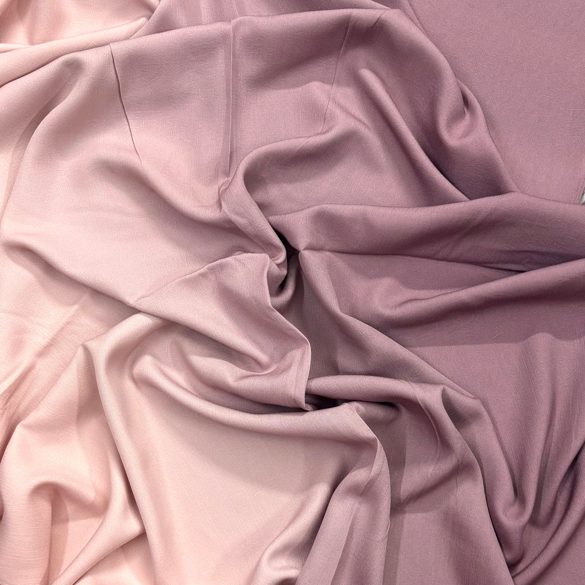 Ombre Modal Satin - Dusky Pink