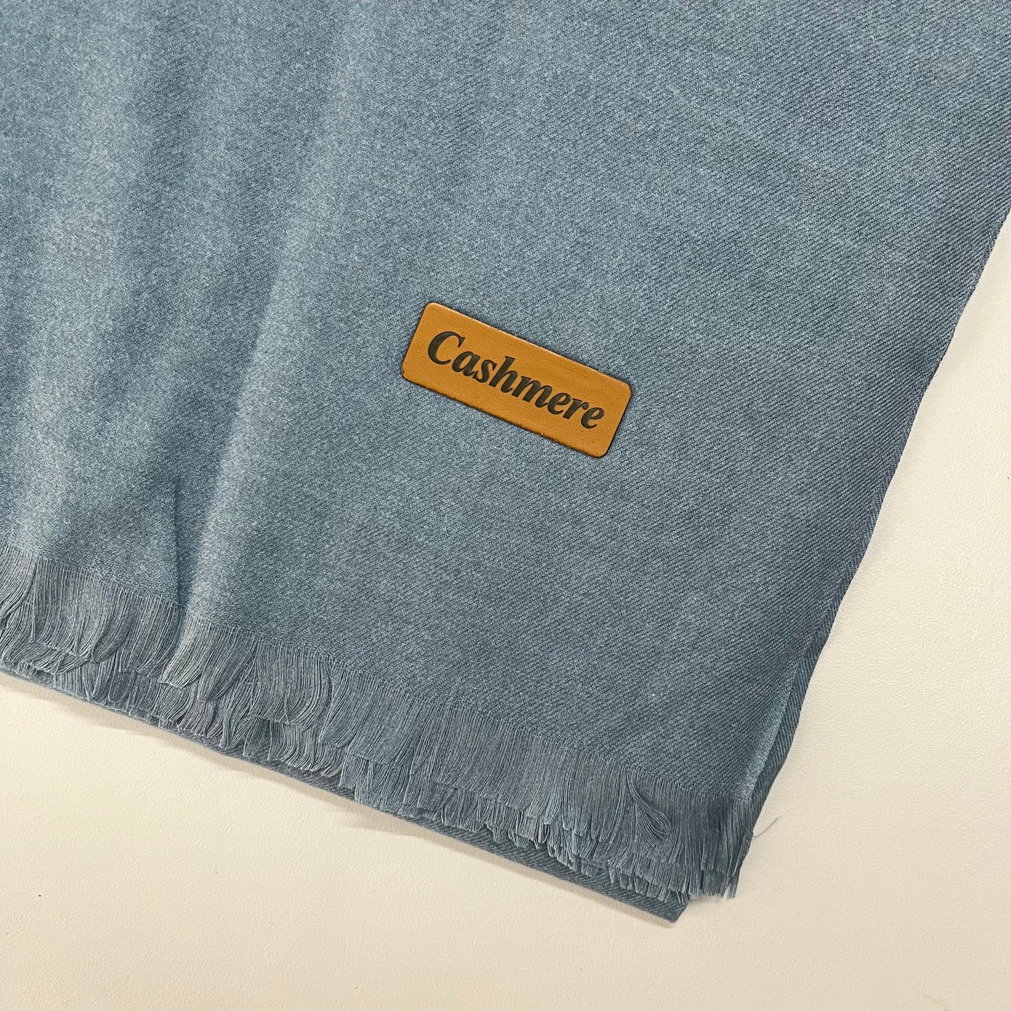 Cashmere Wool Shawl - Denim