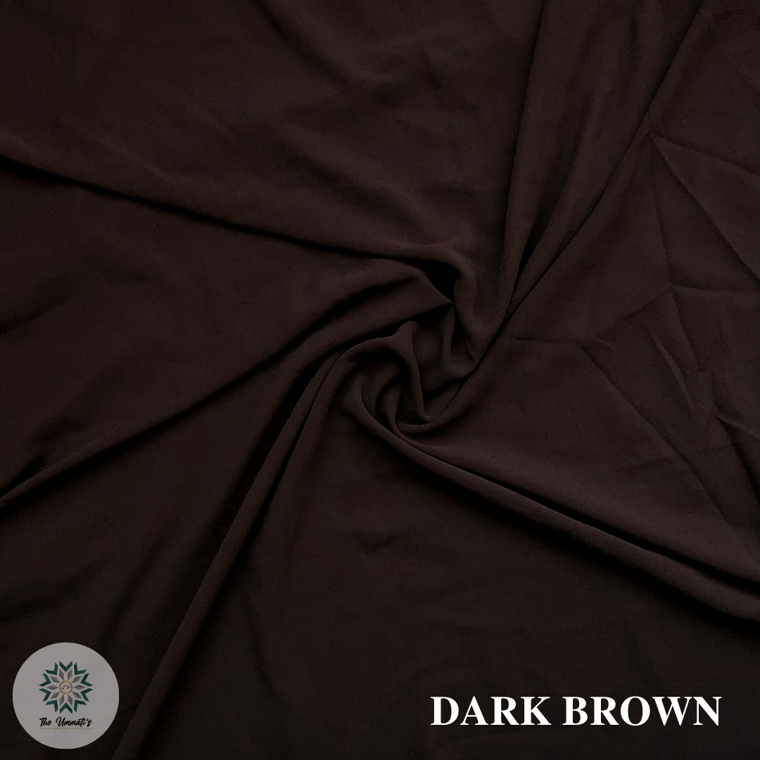 Chiffon Georgette - Dark Brown