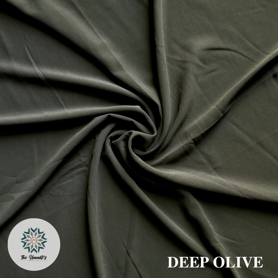 Chiffon Georgette - Deep Olive