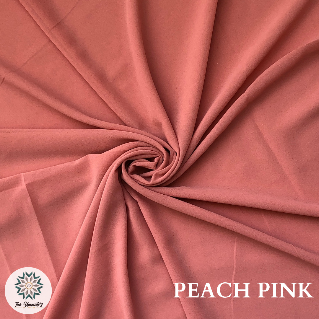 Chiffon Georgette - Peach Pink