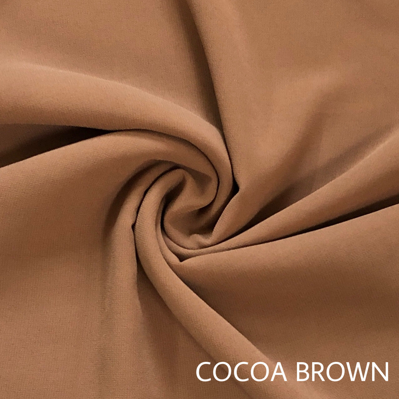 Chiffon Georgette - Cocoa Brown