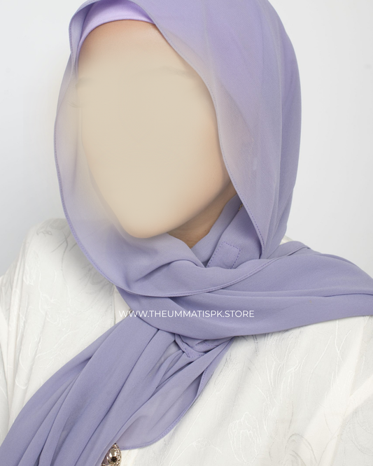 Instant Magnet Hijab - Lavender