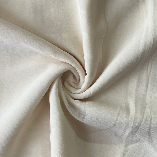 Chiffon Georgette - Cream White