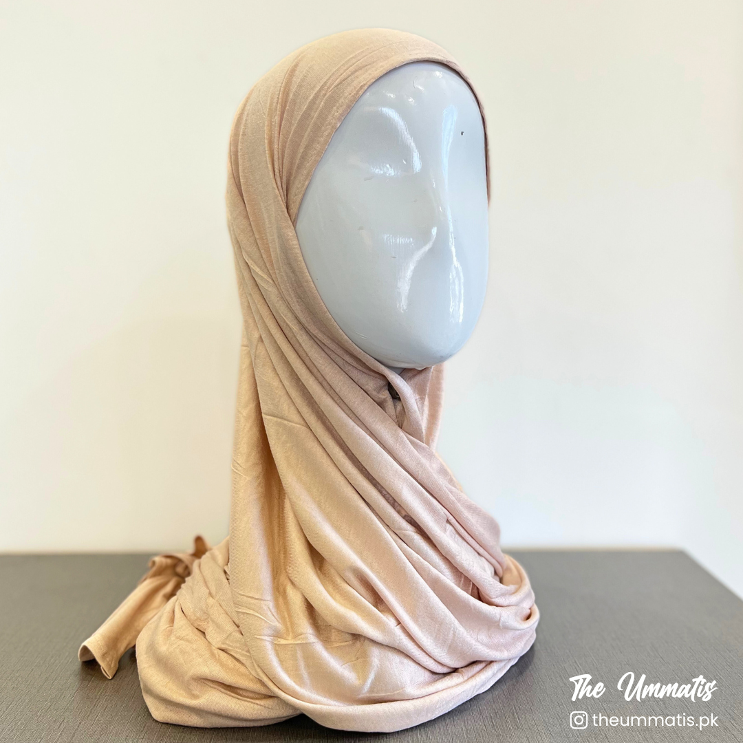 Bamboo Jersey Hijab - Beige