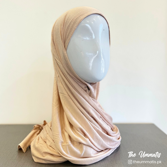 Bamboo Jersey Hijab - Beige