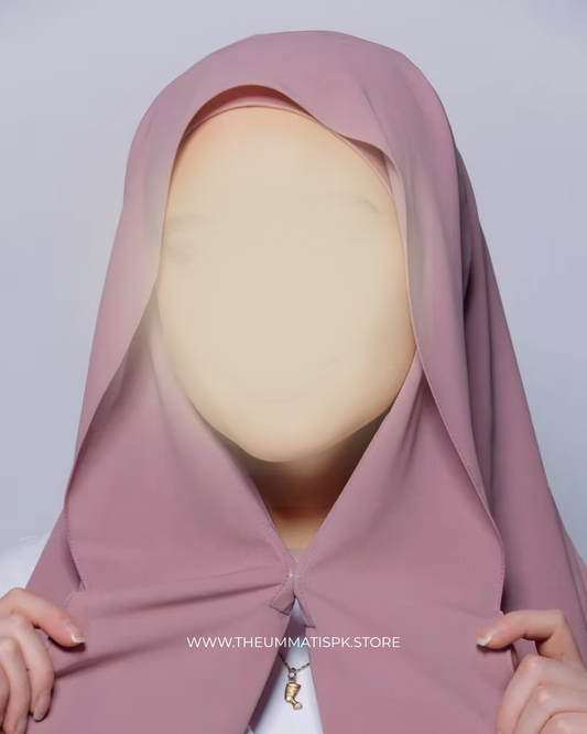 Instant Magnet Hijab - Tea Pink