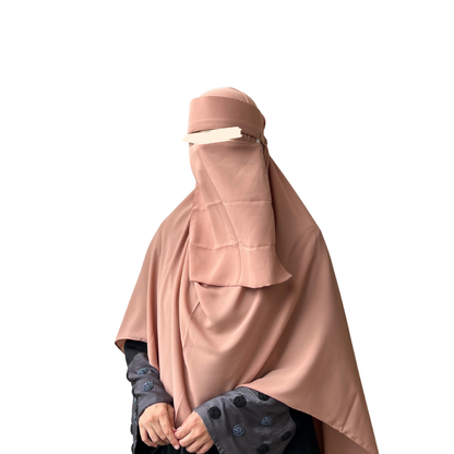 Coloured Saudi Niqab
