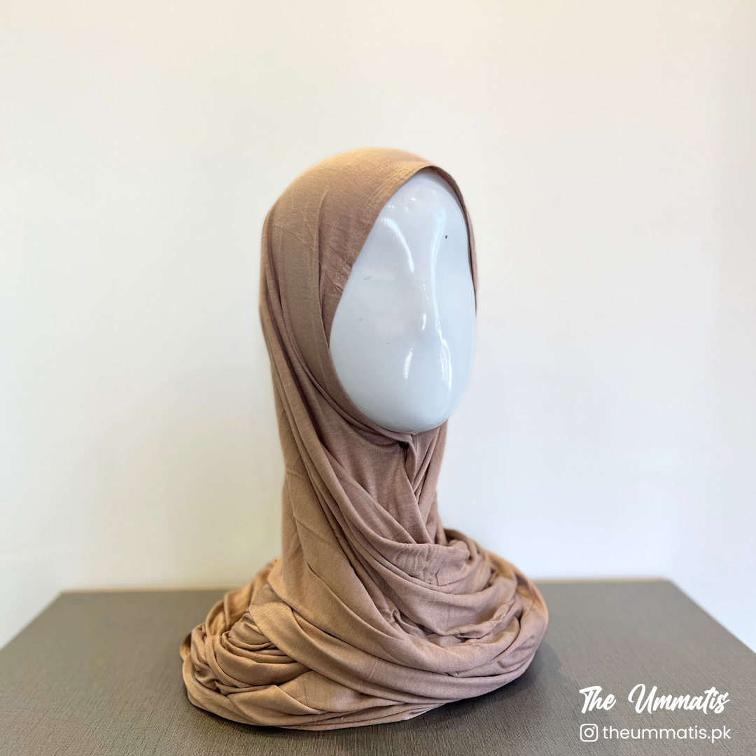 Bamboo Jersey Hijab - Fawn