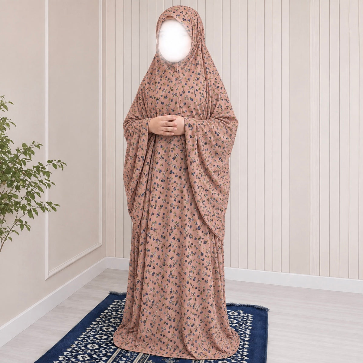 Kids Namaz Chadar - Pink Blossom
