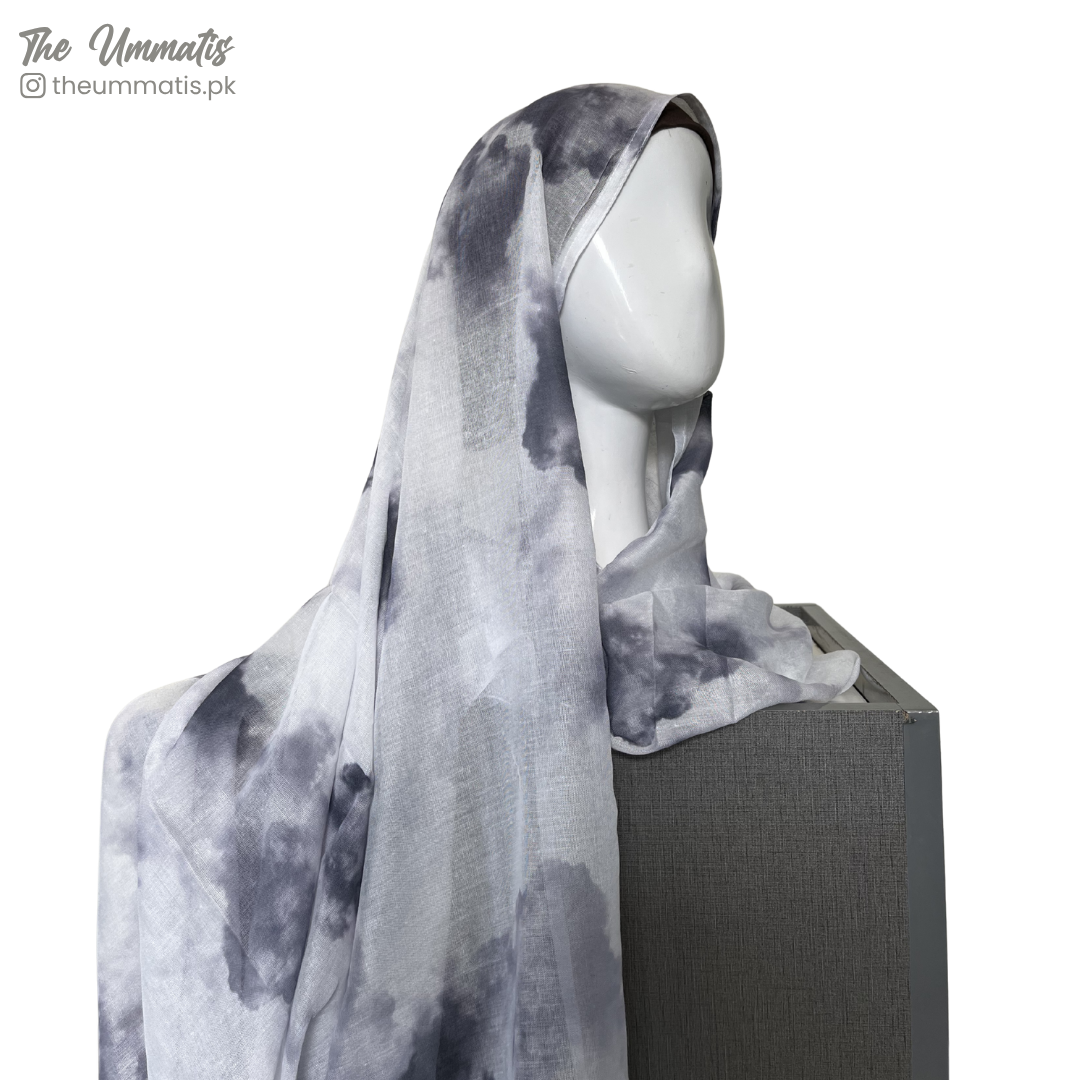 Modal-like Lawn Hijab - Marble