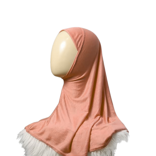 Kids Ready to Wear Scarves - Dark Peach
