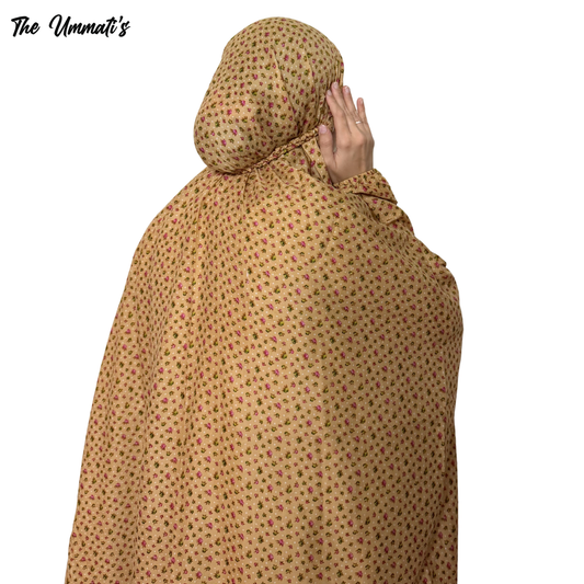Namaz Chadar - Beige Florals