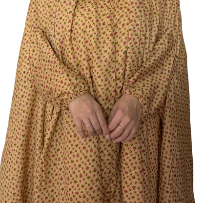 Namaz Chadar - Beige Florals