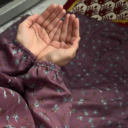 Namaz Chadar - Lavender petals