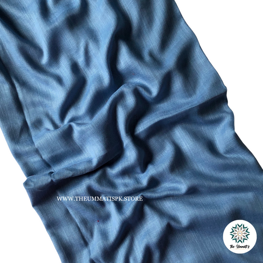 Turkish Lawn Large - Azure Blue