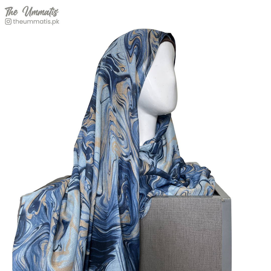 Modal-like Lawn Hijab - Starry Night