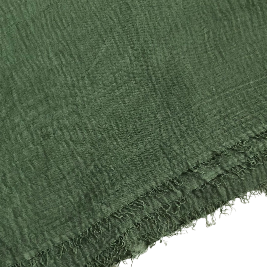 Cotton Crimps - Olive Green