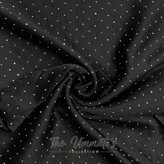 Bejewelled Satin Silk