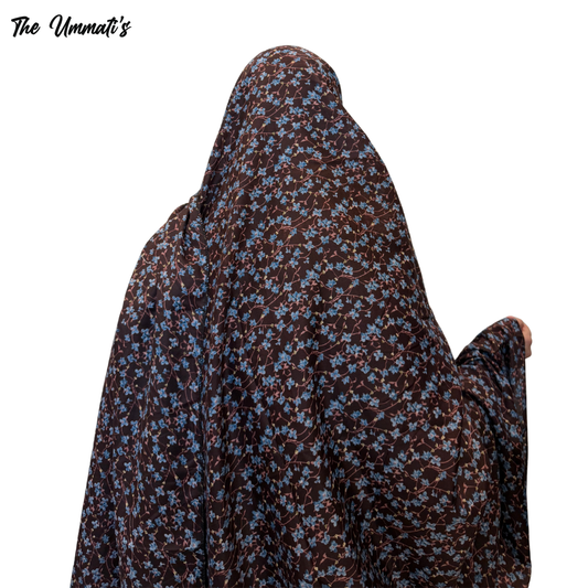 Namaz Chadar Dupatta - Dark Brown Charms