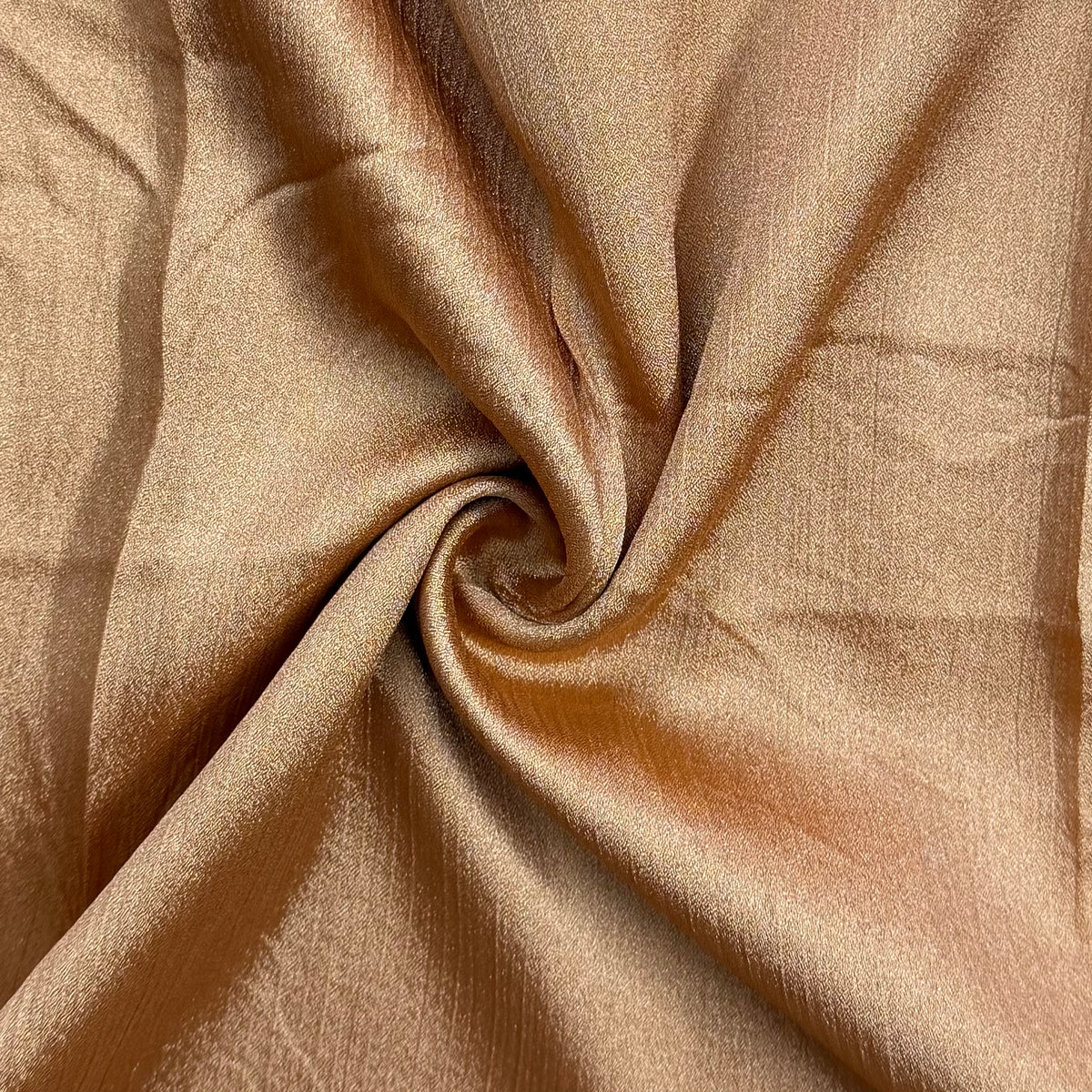 Crinkle Silk - Muted Copper